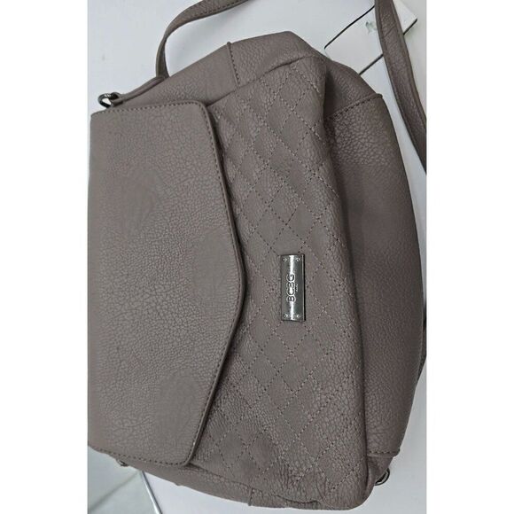 BCBG Paris Quilted Leather Crossbody Bag With Chain Strap - Picture 5 of 12